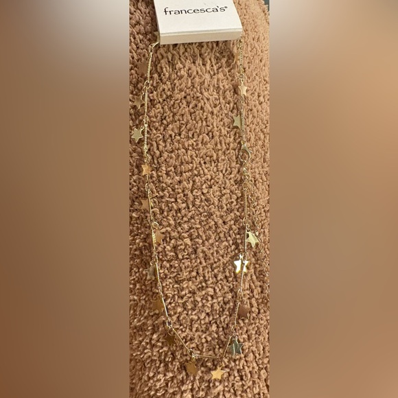 Francesca’s Gold Tone Star Charm Choker Celestial NWT - Picture 5 of 6